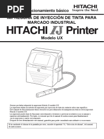 Manual de Funcionamiento Basico UX (Español)