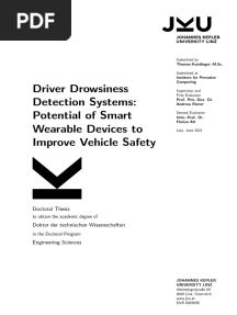 Driver Drowsiness Detection Systems Potential of Smart Wearable Devices To Improve Vehicle Safety