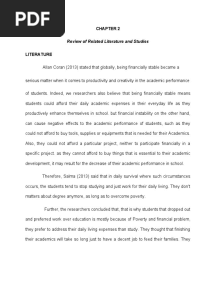 CHAPTER-2 The Effects of Financial Problem To The Academic Performance of Students