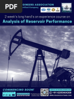 Course on Analysis of Reservoir Performance