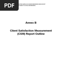 Annex B. CSM Report Outline and Sample Report v2 1