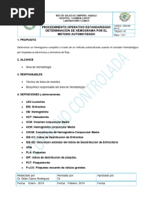 Poe-5 Hemograma General Automatizado