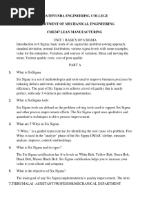 Cme347 Lean Manufacturing Question Bank in PDF