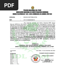 IDLPol - Directiva Investigación Criminal PNP