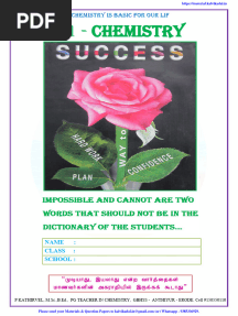 11th Chemistry Full Study Material English Medium 2023