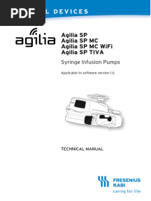 Technical - Manual - For - Agilia - SP - Range - in - v1.6 - Agilia SP MC - Eng