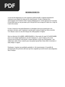 RAPPORT DE STAGE Master 1