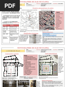 Monographie de Dar Mustapha Pacha Alger