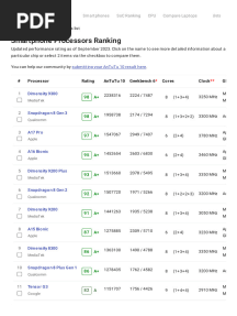 Smartphone Processors Ranking List (2023) - NanoReview