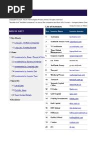 Logistics Tech Investor Landscape - 2024