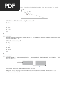 IB Physics FORCES A.2 ALL QUESTIONS QUESTIONBANK NEW