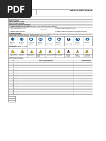 Formato ATS Análisis de Trabajo Seguro SEANTI