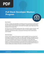 REAL EDUREKHA Full Stack Developer Master Program Curriculum (Final)