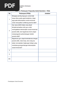 PSE - Topik 3 - Tabel 3.2. Pertanyaan Frequently Asked Questions - FAQs
