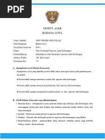 Modul 4 Upacara Adat Krobongan