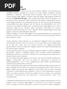Capire Il Design, Andrea Branzi (Riassunto Con Illustrazioni)