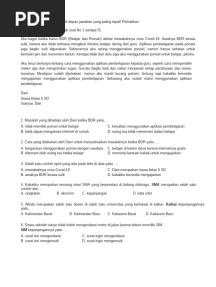 Soal Bahasa Indonesia Kelas 5 Bab 5 Menjadi Warga Dunia