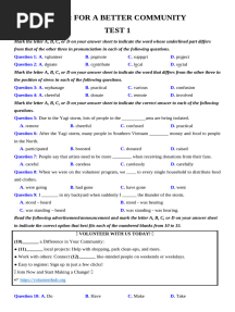 (C10u4) Test 1 HS