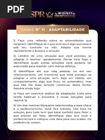 11 Adaptabilidade - Atividade SPR