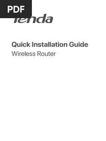 Wireless Enterprise Router Quick Installation Guide(multi-language)