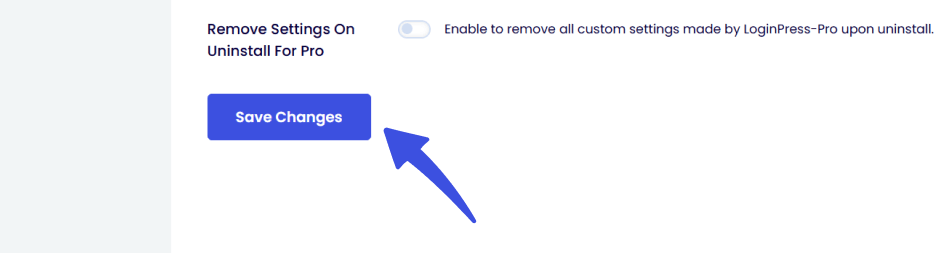 save changes in settings Save changes in settings