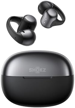 SHOKZ OpenDots ONE-Open-Ear Headphones, Clip-On Earbuds-Wireless Bluetooth Earbuds with Microphone-Secure, Lightweight, Comfort-Premium Dolby Audio-Water Resistant-Fast Charging-Up to 40 hrs Playtime