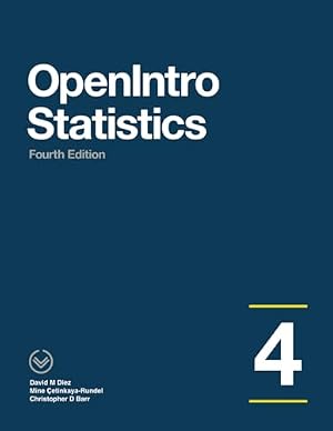 Book cover OpenIntro Statistics: Fourth Edition