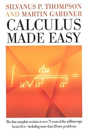 Book cover Calculus Made Easy