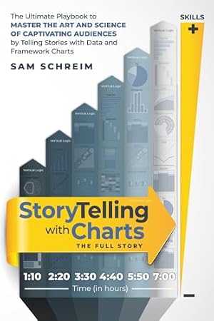 Book cover StoryTelling with Charts - The Full Story: The Ultimate Playbook to Master the Art and Science of Captivating Audiences by Telling Stories With Data and Framework Charts