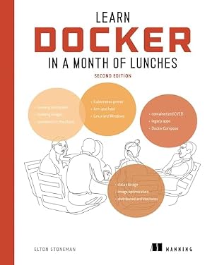 Book cover Learn Docker in a Month of Lunches, Second Edition
