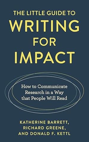Book cover The Little Guide to Writing for Impact