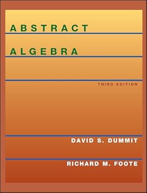 Book cover Abstract Algebra
