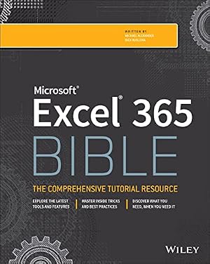 Book cover Microsoft Excel 365 Bible