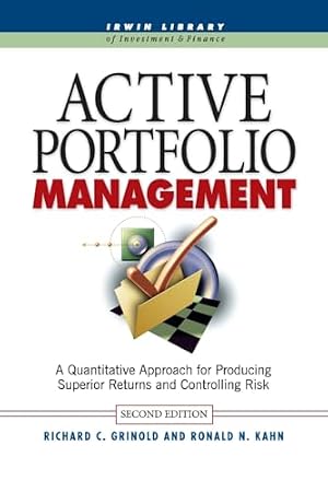 Book cover Active Portfolio Management (PB)