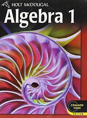 Book cover Algebra 1 Common Core