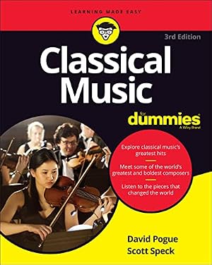 Book cover Classical Music For Dummies (For Dummies (Music))