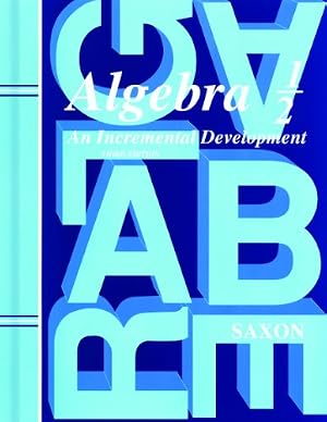 Book cover Student Edition 2004 (Saxon Algebra 1/2, 3rd Edition)