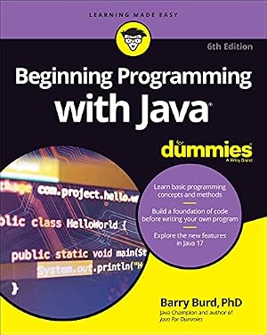 Book cover Beginning Programming with Java For Dummies