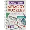 Large Print Memory Puzzles: 175+ Puzzles and Activities for Adults to Exercise Memory and Improve Focus - Includes Spiral Bound / Lay Flat Design and ... Font for Easy Reading (Brain Busters)
