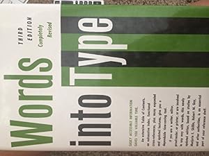 Book cover Words into Type