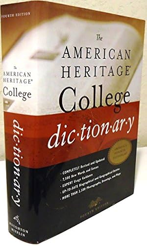 Book cover The American Heritage® College Dictionary, Fourth Edition
