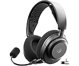 SteelSeries Arctis Nova 3P Wireless Multi-Platform Gaming Headset — Mobile App Control — 40 HR Battery — Neodymium Magnetic Drivers — 2.4GHz/Bluetooth — PS5, PS4, PC, Switch, Mobile — Black