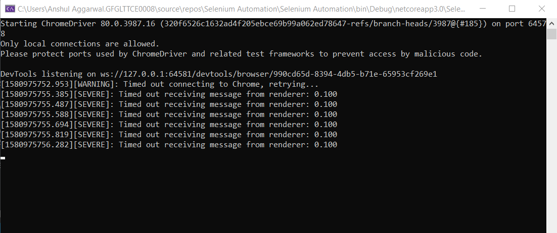 Selenium-Automation-CSharp-Output-1