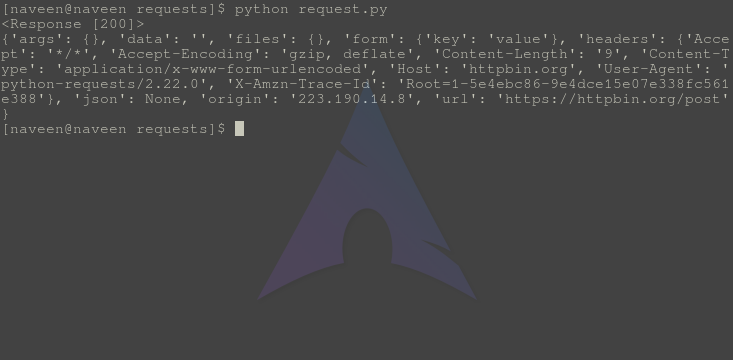 HTTP POST Request