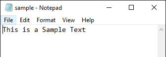 sample.txt