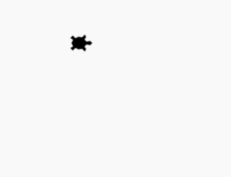 Output turtle pencolor changes demo
