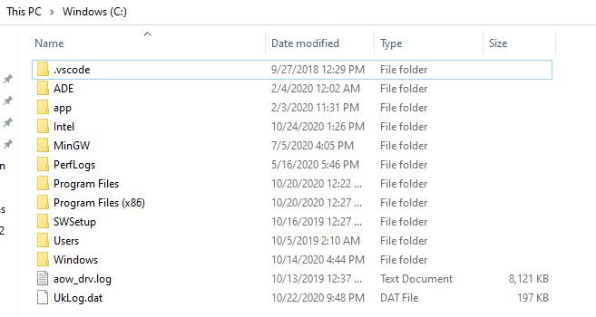 Deleted File Directory