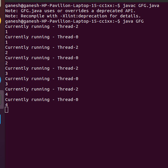 Thread 2 is suspended