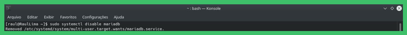 systemctl disable