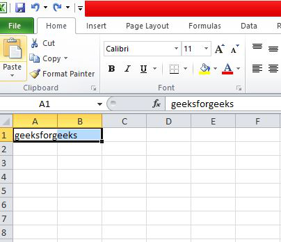 Select desired Cells